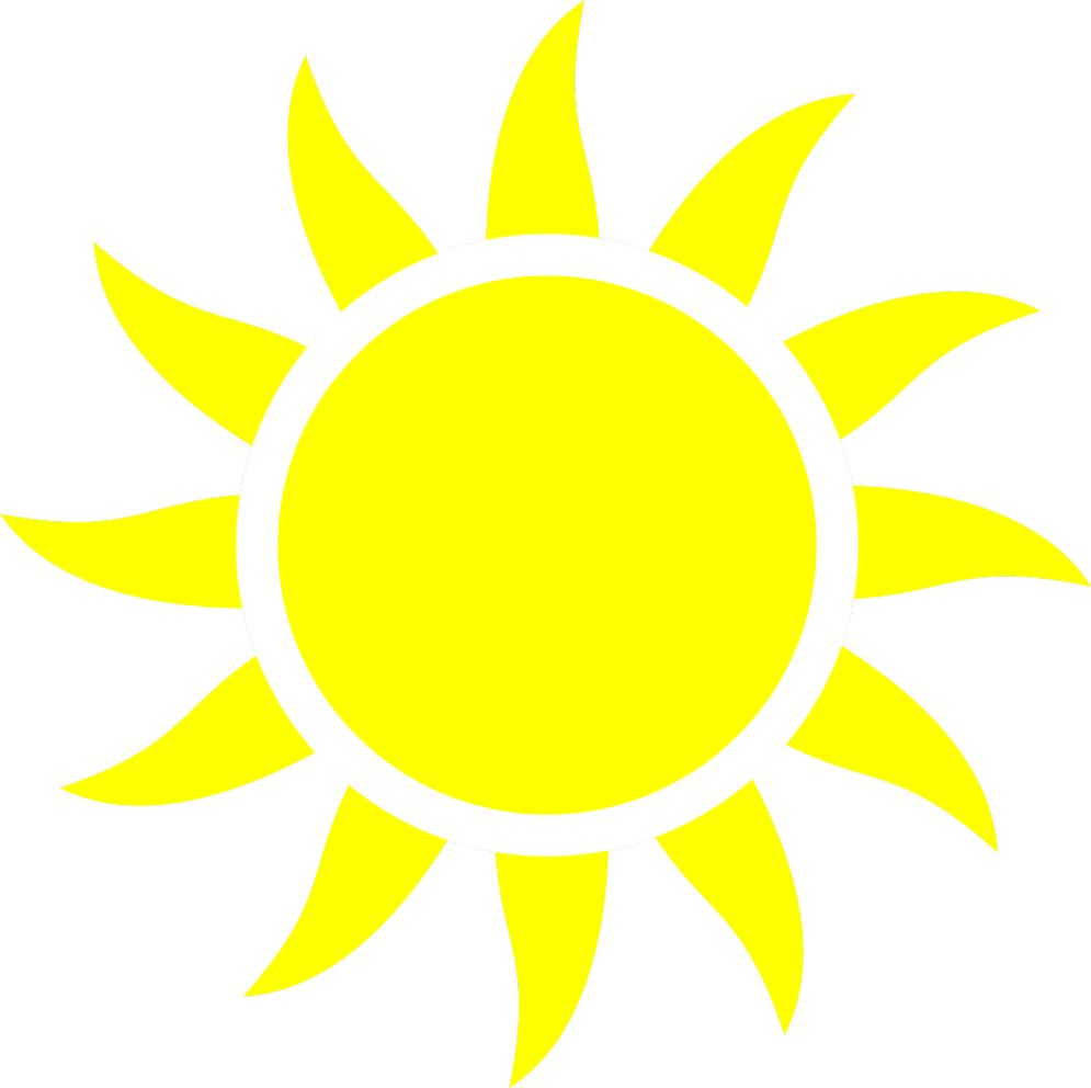 Obrázek, ikona, symbol jasno-slunečno